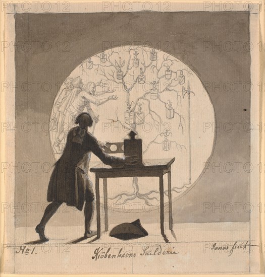Laterna Magica, 1786-1788. Found in the collection of Statens Museum for Kunst, Copenhagen.