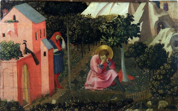 The Conversion of Saint Augustine, ca 1430-1435. Found in the collection of Musée Thomas Henry, Cherbourg-Octeville.