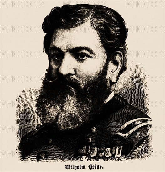Portrait of Wilhelm Heine (1827-1885), 1886. Private Collection.