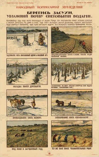 Take precautions against drought., ca 1920-1921. Private Collection.