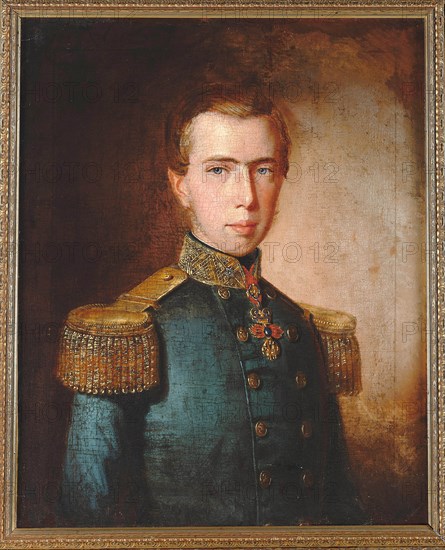 Archduke Ferdinand Maximilian of Austria (Maximilian I of Mexico), c. 1850. Private Collection.
