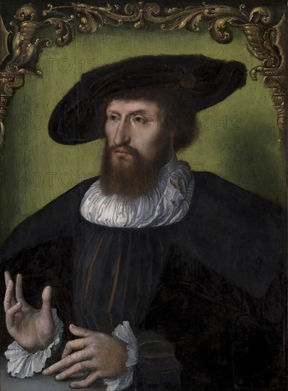Portrait of the King Christian II of Denmark (1481-1559), 1514-1516. Found in the collection of Statens Museum for Kunst, Copenhagen.