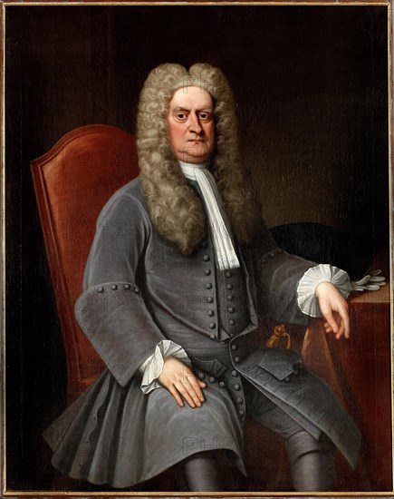 Portrait of Sir Isaac Newton (1642-1727), ca 1720. Private Collection.