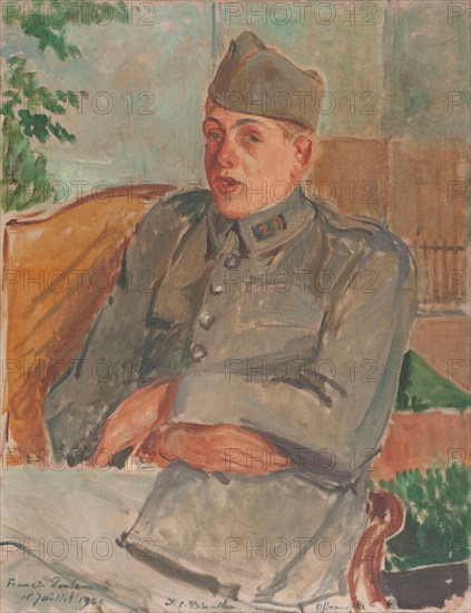 Portrait of the pianist and composer Francis Poulenc (1899-1963), 1920. Found in the collection of Petit Palais, Musée des Beaux-Arts de la Ville de Paris.