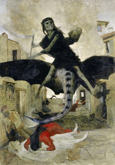 The Plague, 1898. Found in the collection of Art Museum Basel.