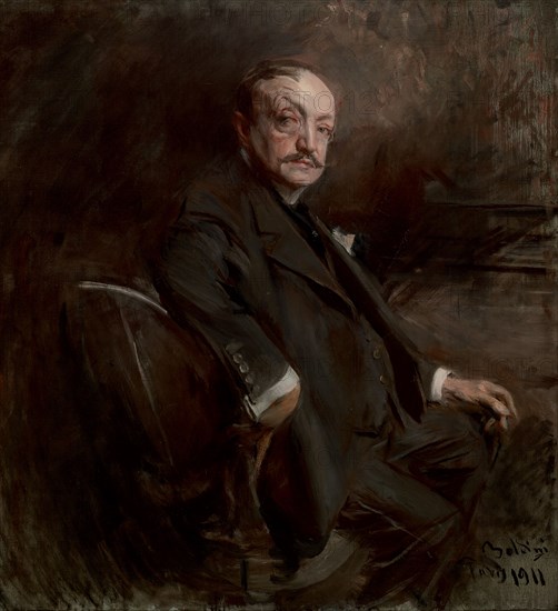 Self-Portrait, 1911. Found in the collection of Museo Giovanni Boldini, Ferrara.