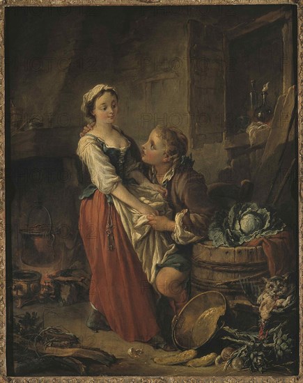 La Belle cuisinière , 1735. Found in the collection of Musée Cognacq-Jay, Paris.