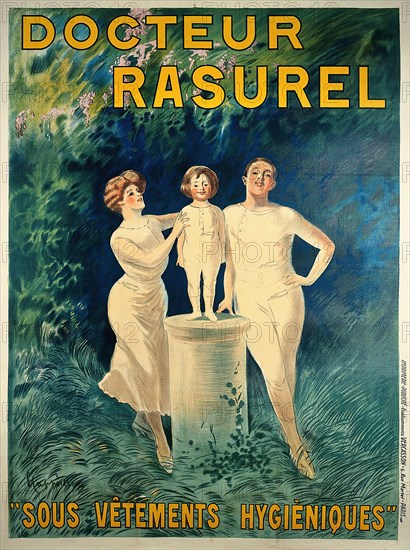Docteur Rasurel: Sous Vêtements Hygièniques (Doctor Rasurel: Hygienic Undergarments), c. 1911. Private Collection.