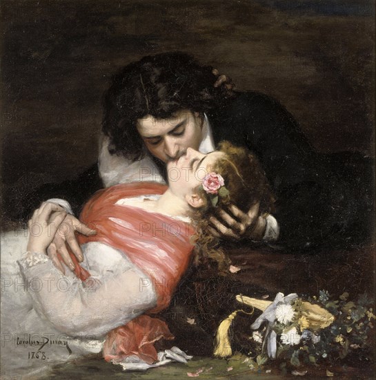 Le Baiser, 1868. Found in the collection of Musée des Beaux-Arts, Lille.