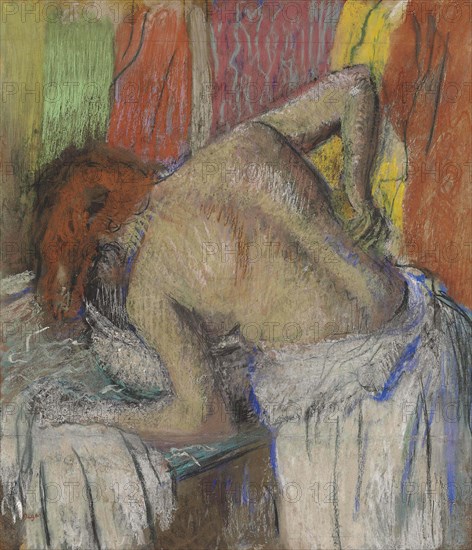 Femme s'épongeant le dos, c. 1895. Private Collection.