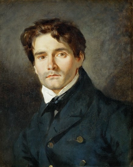 Portrait of Léon Riesener (1808-1878), 1835. Found in the collection of Musée du Louvre, Paris.