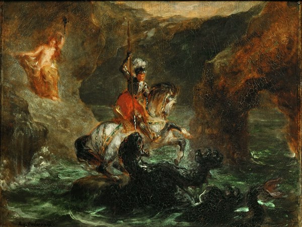 Perseus Freeing Andromeda, 1847. Found in the collection of Musée du Louvre, Paris.