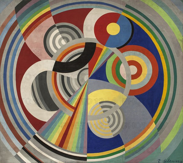 Rythme n°1, décoration pour le Salon des Tuileries, 1938. Found in the collection of Musée d'art moderne de la Ville de Paris.