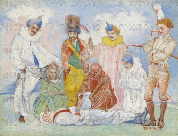 Baptême de masques, 1891. Private Collection.