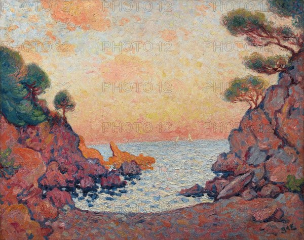 The bay of Le Lavandou, 1899. Private Collection.