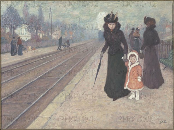 La Gare de Banlieue, 1896-1897 . Found in the collection of Musée d'Orsay, Paris.