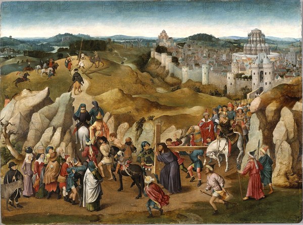 The Way to Calvary, ca. 1505-1510. Found in the collection of Szepmuveszeti Muzeum, Budapest.