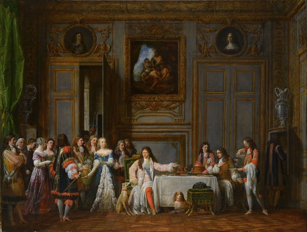 Molière Honored by Louis XIV, 1824. Private Collection.