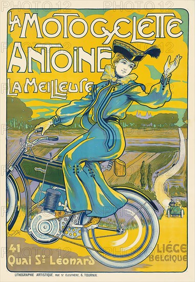 La Motocyclette Antoine. Private Collection.