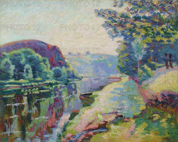 La Roche de L'Echo, Crozant, c. 1907. Private Collection.