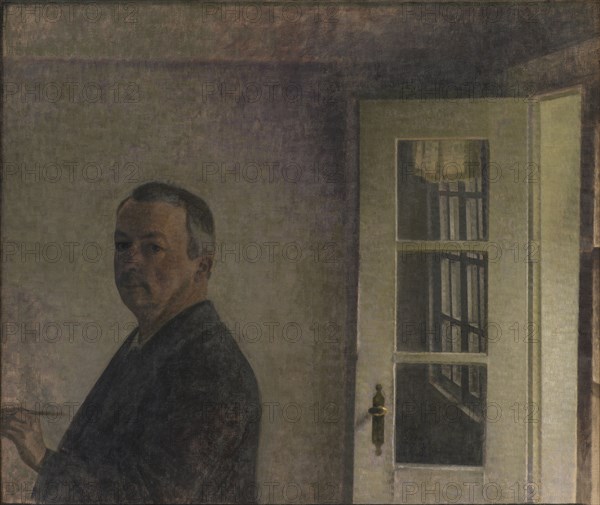 Self-Portrait, 1911. Found in the collection of Statens Museum for Kunst, Copenhagen.