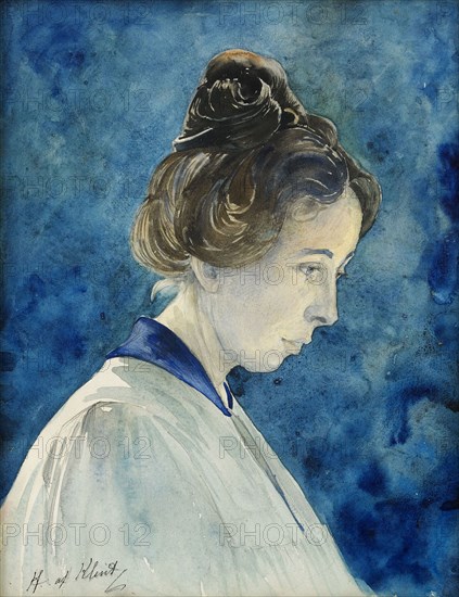Self-Portrait, c. 1890. Found in the collection of Courtesy of Stiftelsen Hilma af Klints Verk.