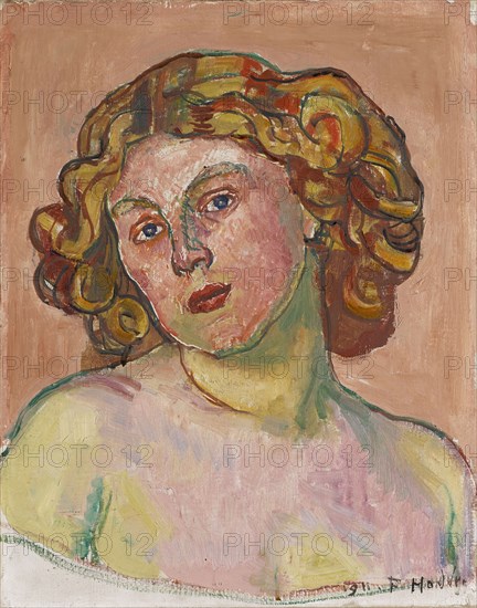 Portrait Régina Morgeron, 1911. Found in the collection of Art Museum Basel.