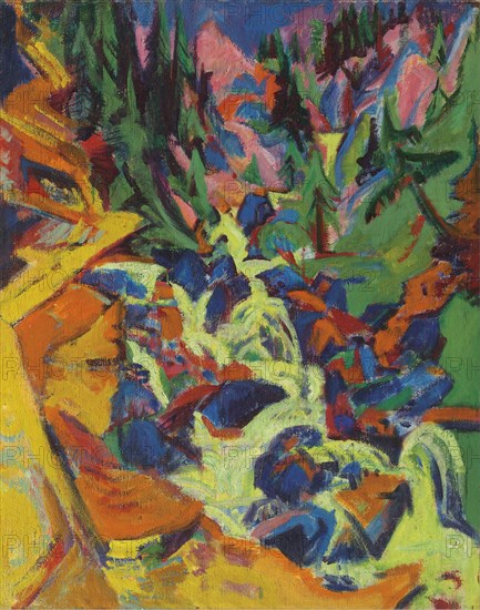 The waterfall, 1919. Private Collection.