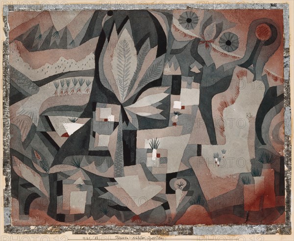 Dry-Cool Garden, 1921. Found in the collection of Art Museum Basel.
