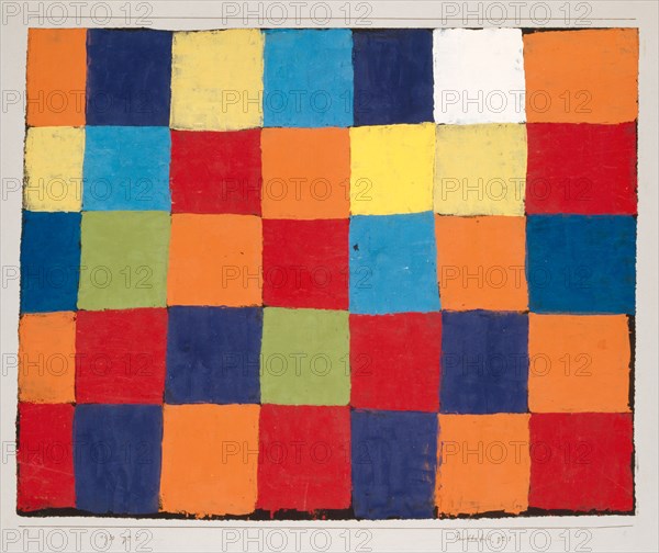 Colour Table "Qu 1", 1930. Found in the collection of Art Museum Basel.