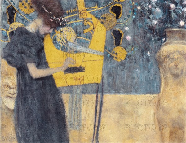 Music I, 1895. Found in the collection of Neue Pinakothek, Munich.