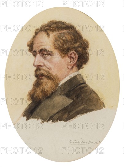 Portrait of Charles Dickens. Private Collection.