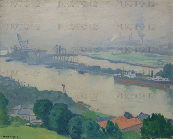 La Seine à Croisset (près de Rouen), 1927. Private Collection.