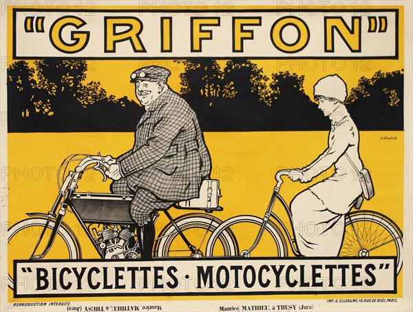 Griffon Bicyclettes Motocyclettes, c. 1905. Private Collection.