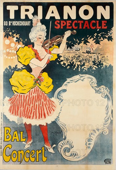 Trianon Spectacle Bal Concert , 1897. Private Collection.