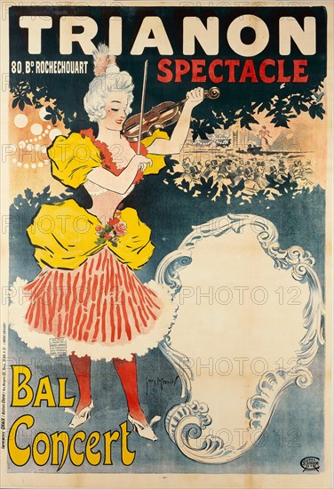 Trianon Spectacle Bal Concert , 1897. Private Collection.