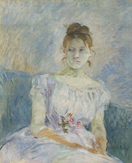 Paula Gobillard in Her Ball Gown, 1887. Private Collection.