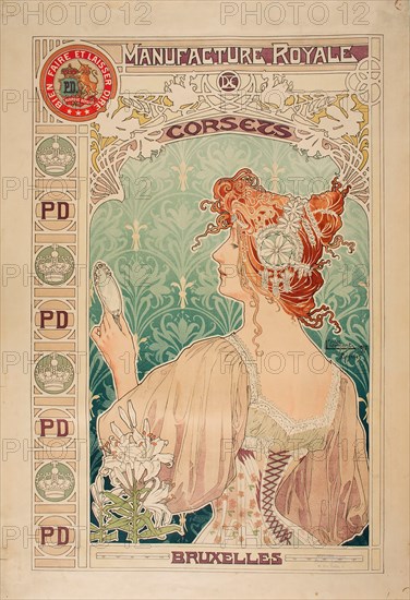 Manufacture Royale de corsets, 1897. Private Collection.