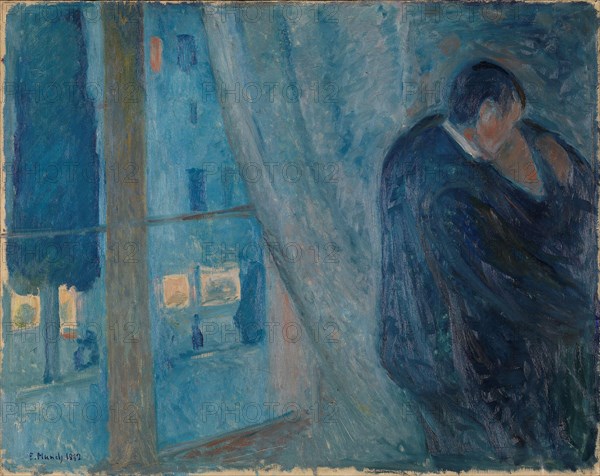 The Kiss, 1892. Found in the collection of Nasjonalmuseet for Kunst, Arkitektur og Design, Oslo.