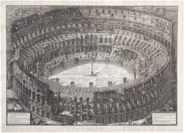 Veduta dell'Anfiteatro Flavio detto il Colosseo, 1776. Private Collection.