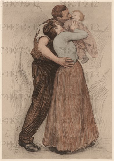 Le Baiser (The Kiss), 1898. Private Collection.