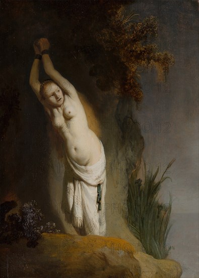 Andromeda Chained to the Rocks, c.1630. Found in the collection of The Mauritshuis, The Hague.