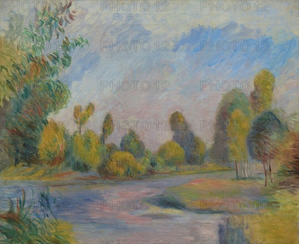 Au bord de la rivière, 1896. Private Collection.