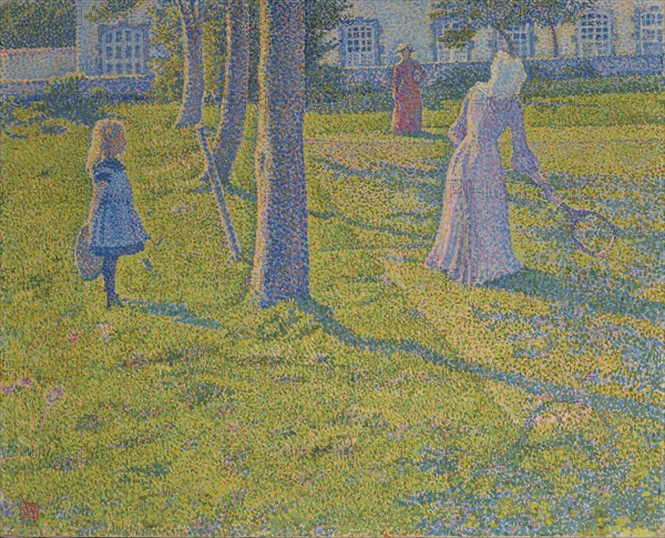 The Tennis Game, 1889. Private Collection.