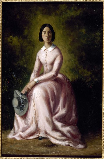 Portrait of the singer and composer Pauline Viardot (1821-1910). Found in the collection of Musée de la Vie romantique, Paris.