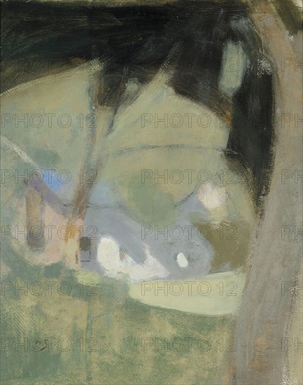 The Old Brewery (Composition), 1918. Found in the collection of Ateneum, Helsinki.