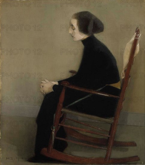 The Seamstress (The Working Woman), 1903. Found in the collection of Ateneum, Helsinki.