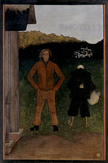 Death and the Peasant, 1896. Found in the collection of Ateneum, Helsinki.