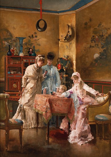 The Visitors, 1881. Private Collection.