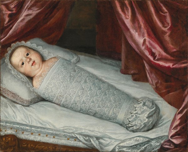 Portrait of Cosimo III de' Medici (1642-1723) as Baby, ca 1642. Private Collection.